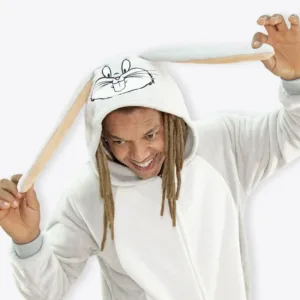MACACAO PERNALONGA KIGURUMI PIJAMA COSPLAY FANTASIA ORIGINAL LOONEY TUNES